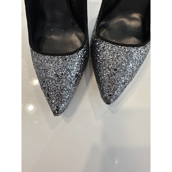 Rachel Roy Shoes - Womens Pewter Glitter Gardner Pumps Heels - Size 7.5 - Picture 7 of 15
